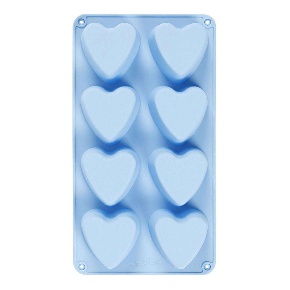Creativ company silicone molds, hearts, h: 3.5 cm, l: 7 cm, w: 6 cm, 100 ml, 1 piece