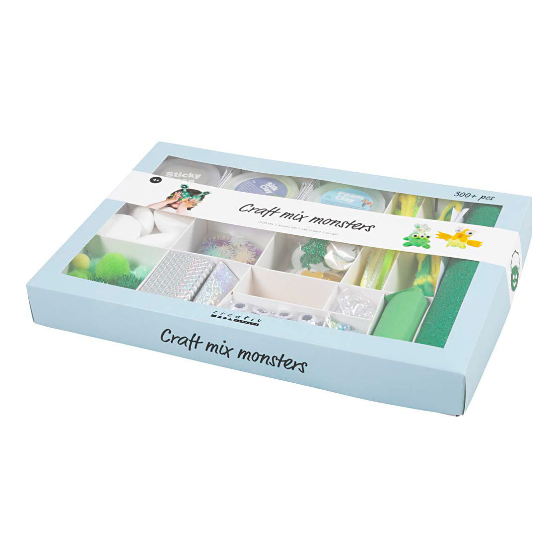 Creativ company creative box, samples, various colors, 1 box