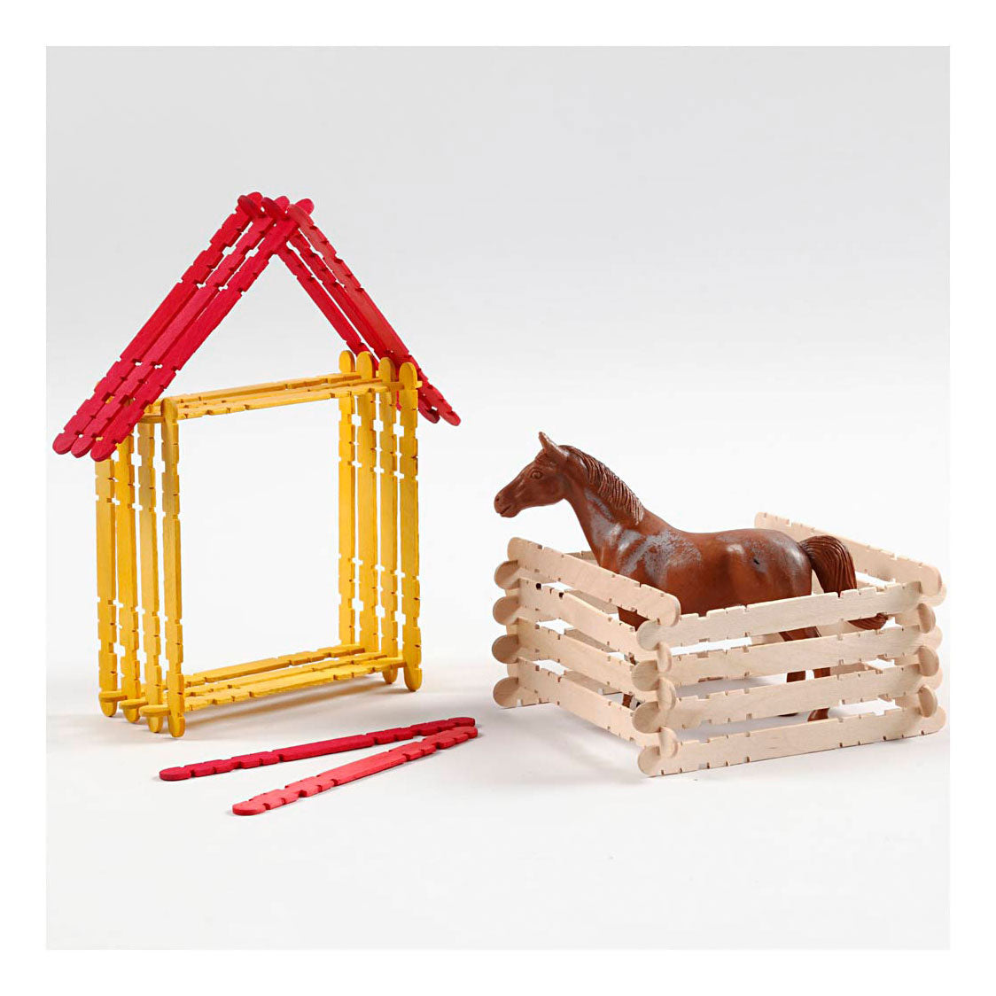 Creativ company wooden construction sticks, 1000 pcs.