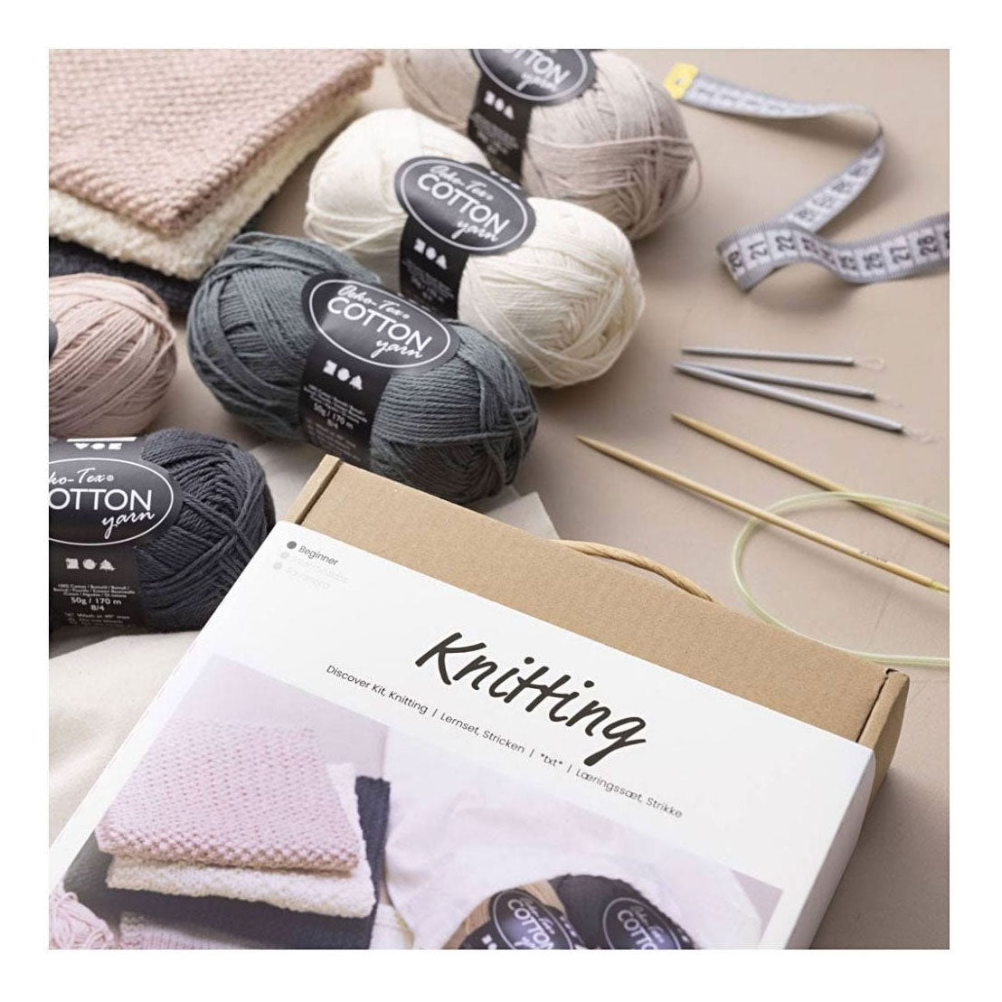 Creativ company starter hobby set knitting, 1 box