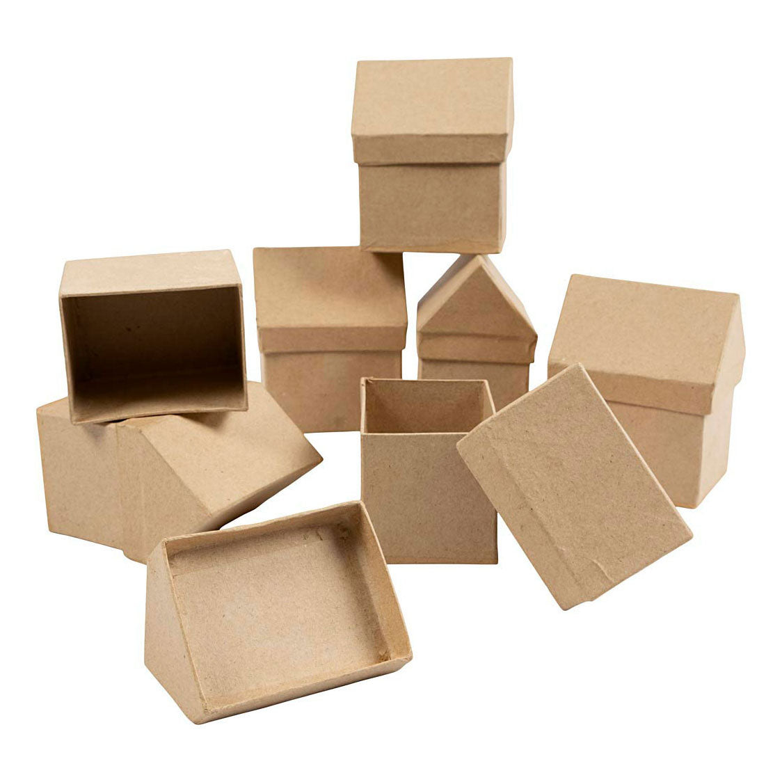 Creativ company huizen papier-mache, 20st.