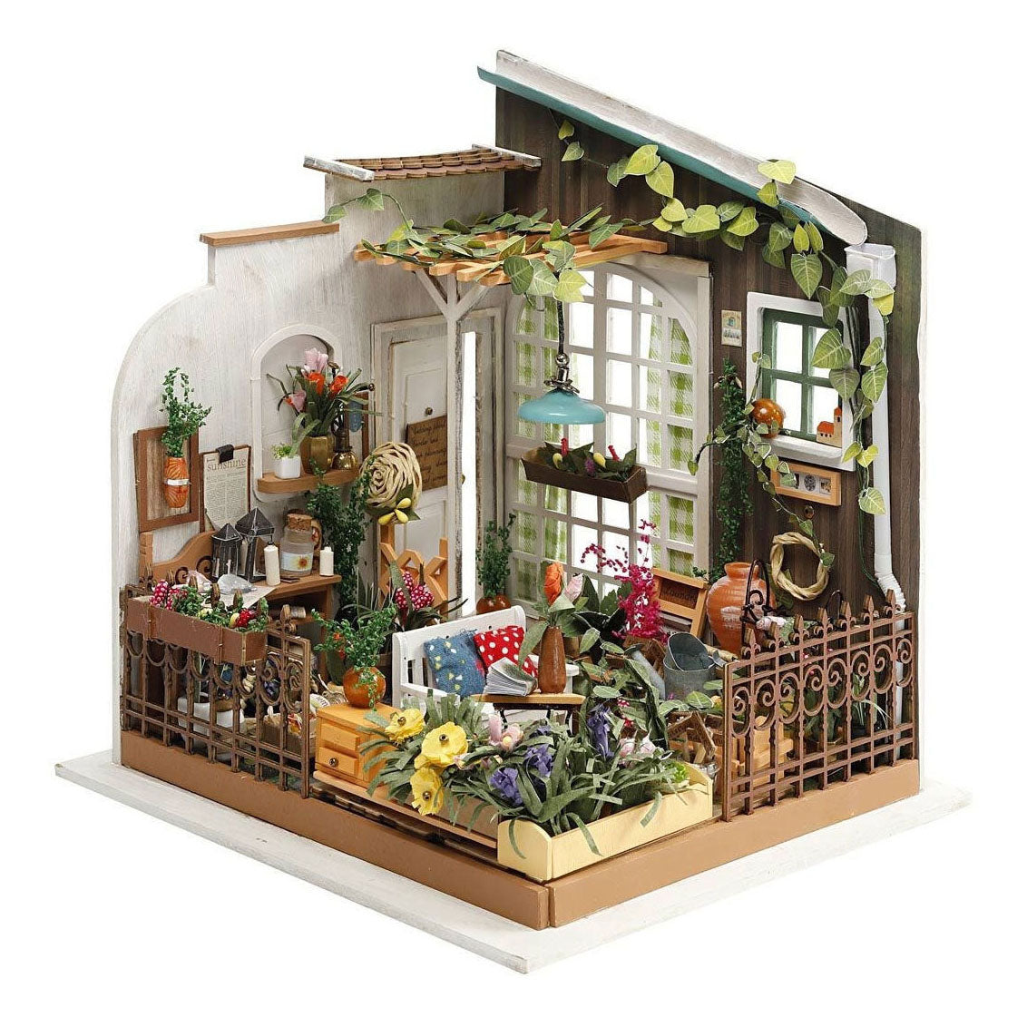 Creativ company diy miniature room garden craft set