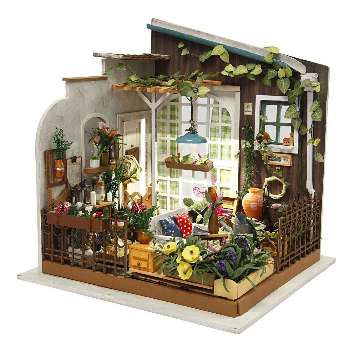 Creativ company diy miniature room garden craft set