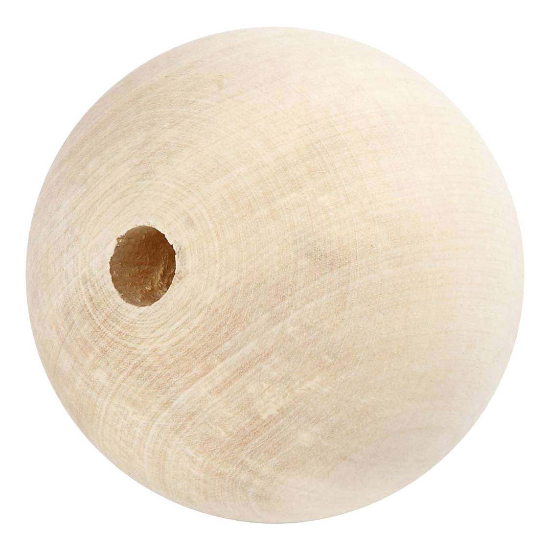 Creativ Company Holzperle, D 80 mm, Lochgröße 8 mm, 1 Stück