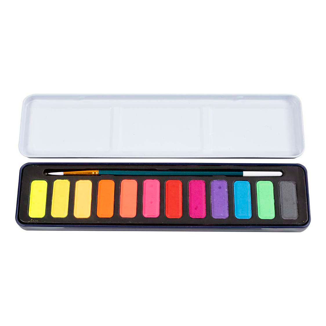 Aquarelset, pastelkleuren, 12 kleur 1 doos