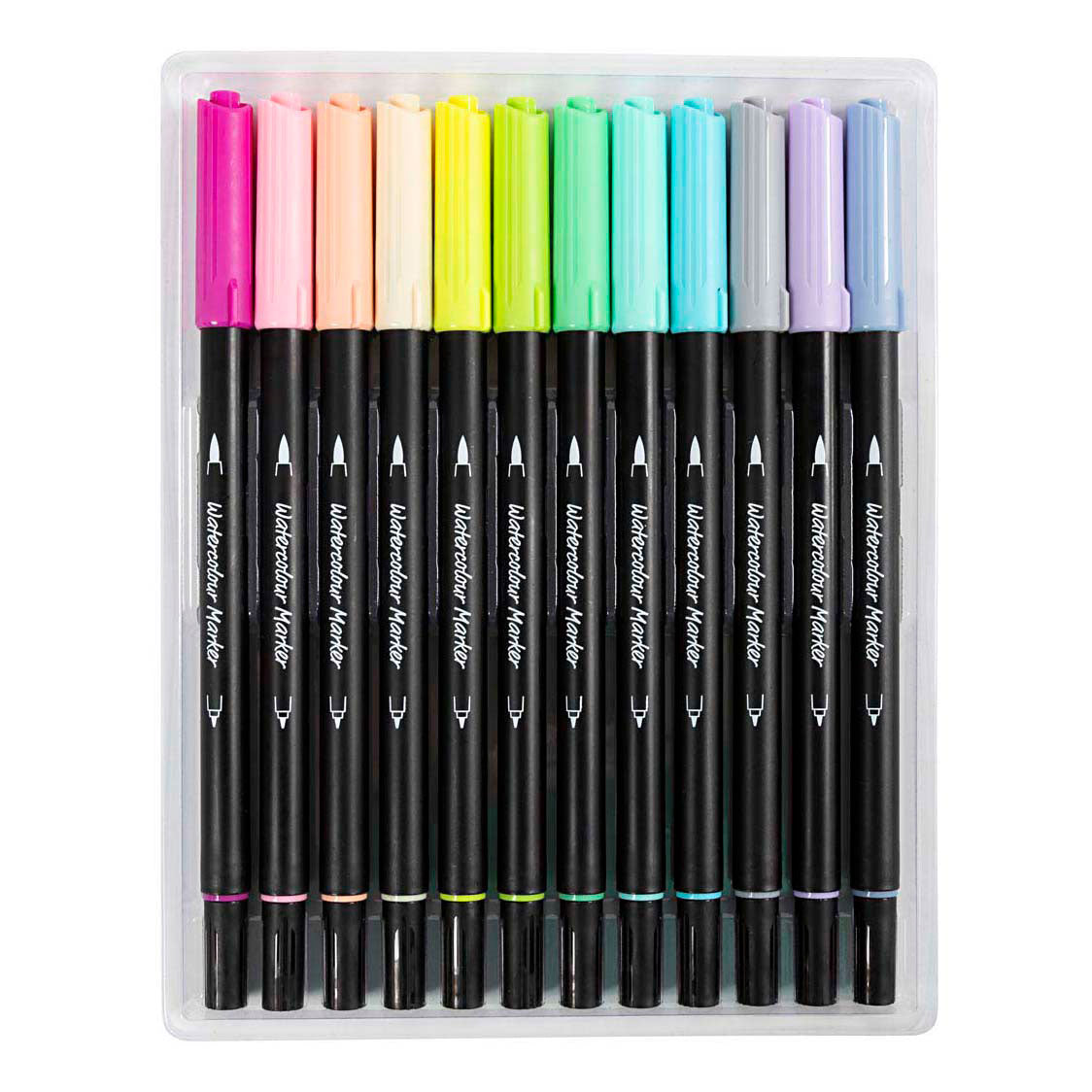 Акварелен маркер Creativ company - 12 цвята