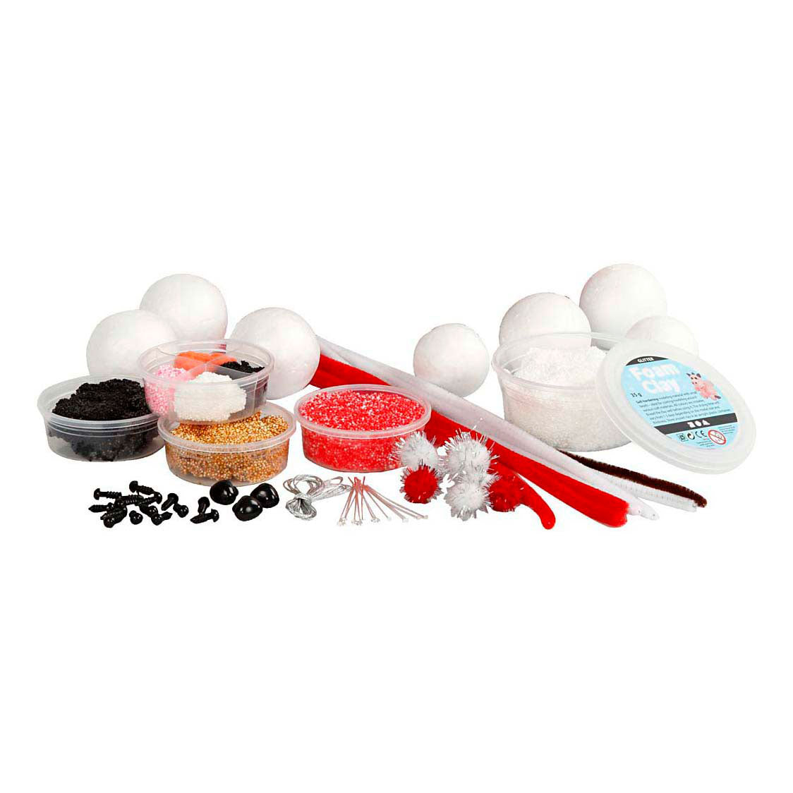 Foam clay modeling hobby set, 1 set