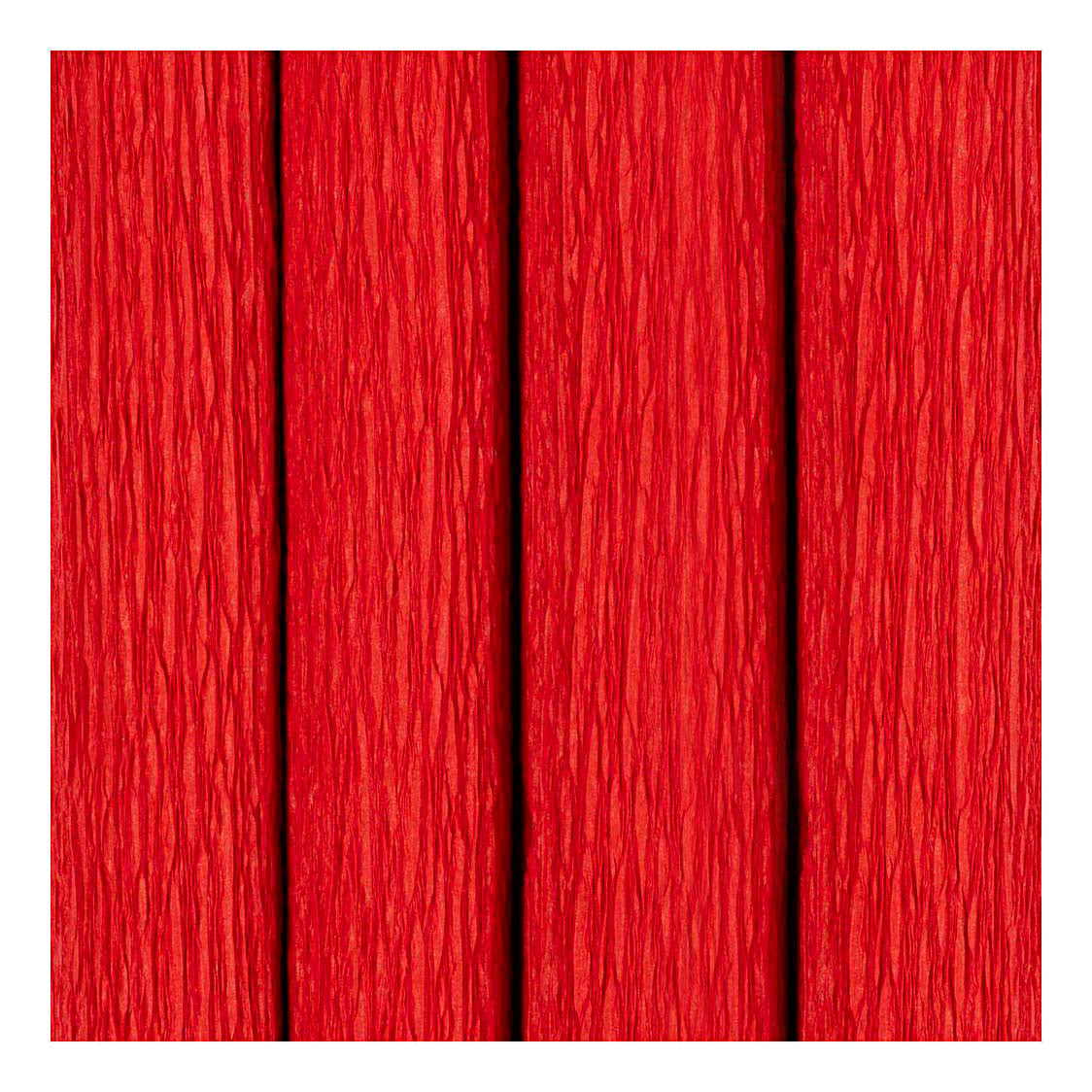 Creativ company crepe paper, sheet 25x60 cm, crepe ratio: 180%, 105 gr, red, 4 sheets 1 box