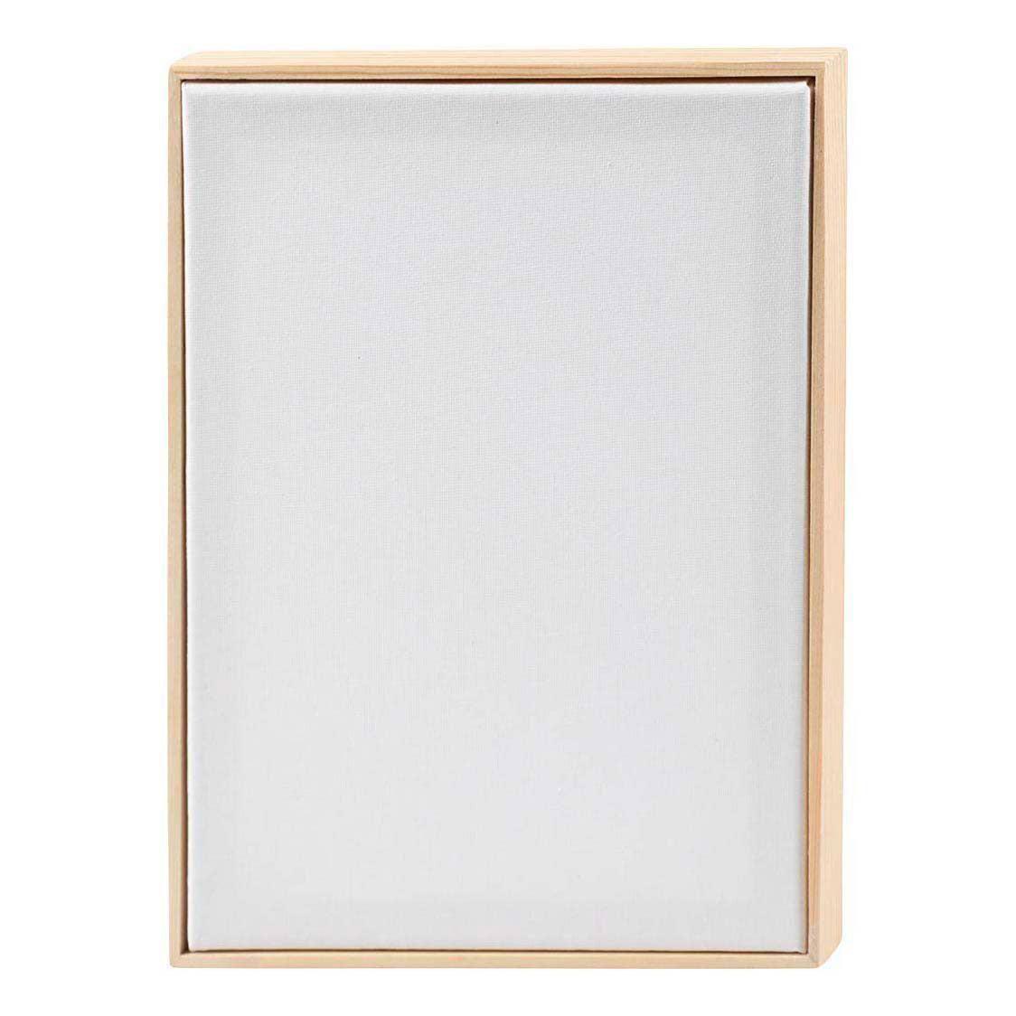Tela con cornice Creative Company, A4, misura 21x29,7 cm, 280 g, bianco, 1 pezzo