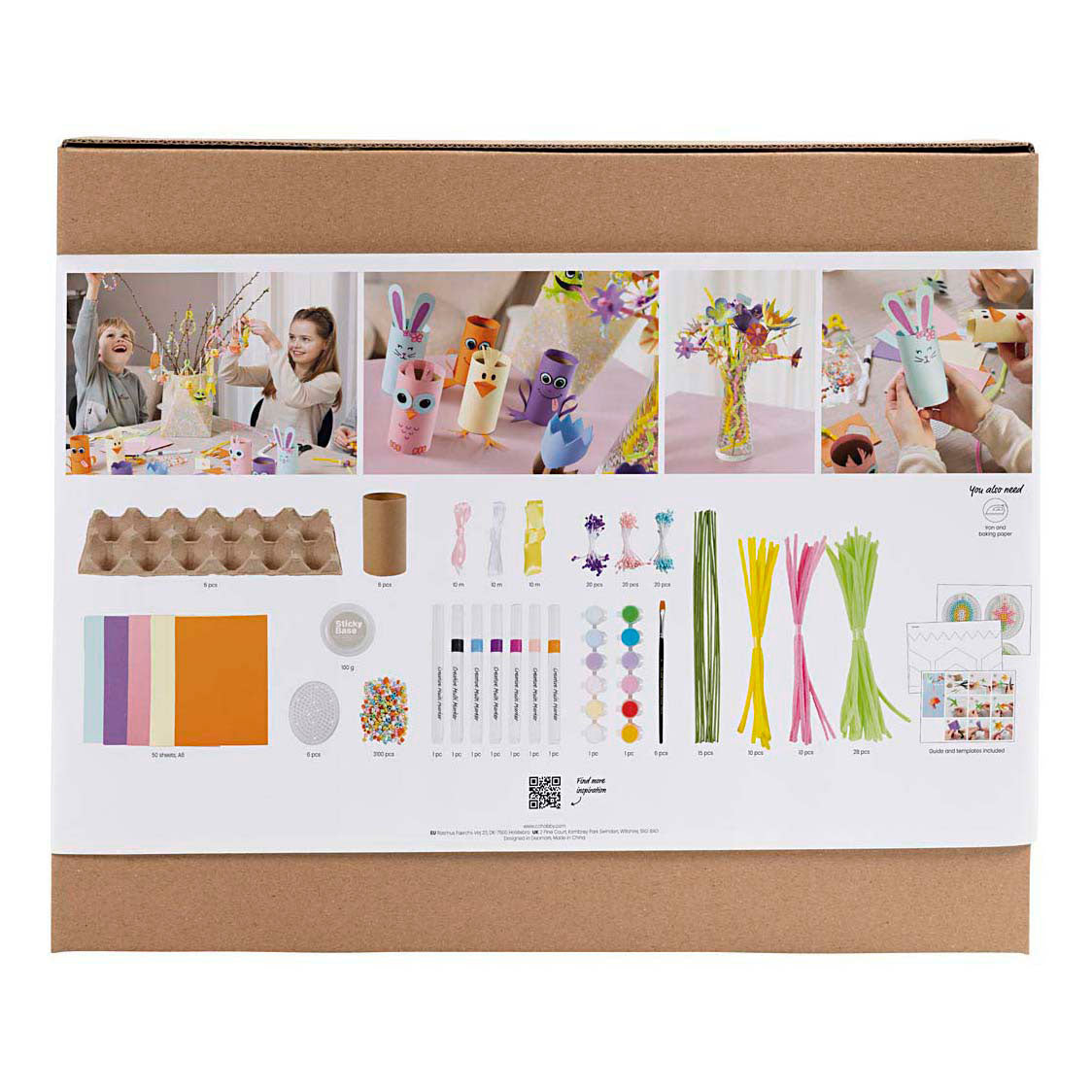 Creativ company group set creative spring, spring colors, 1 box