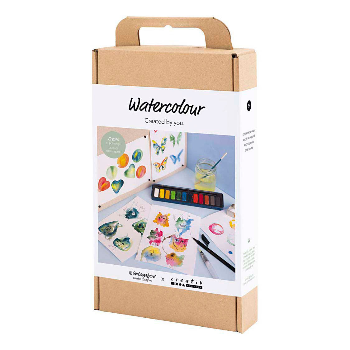 Creativ company hobby set watercolor, 1 box