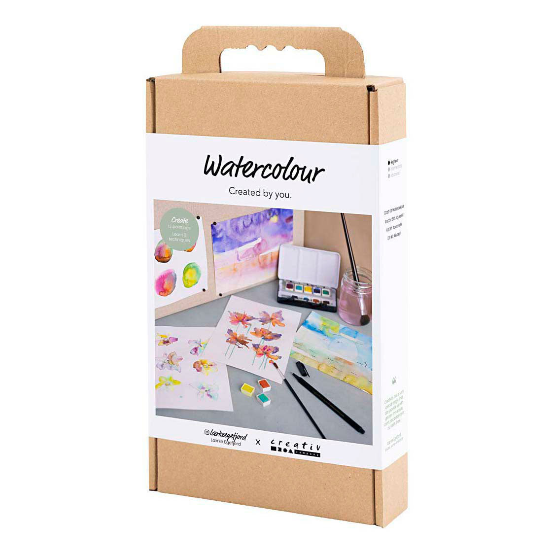Creativ company hobby set watercolor, 1 box