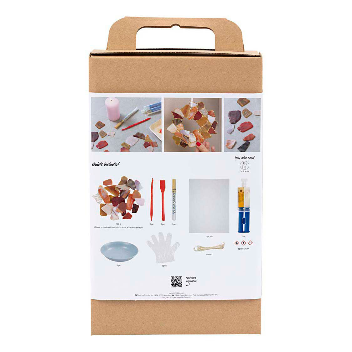 Creativ company hobbyset kintsugi, hangende decoraties, diverse kleuren, 1 doos