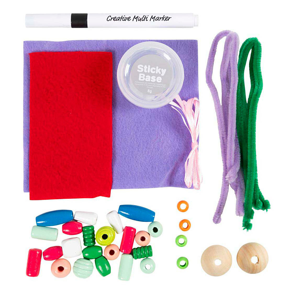 Creativ company mini kit de loisirs créatifs, nains de Noël, différentes couleurs, 1 boîte