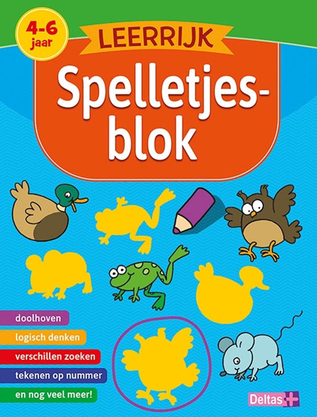 Deltas Lernspielblock (4-6 Jahre)