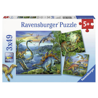 Ravensburger - Динозаври 3x49бр.