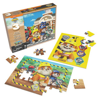 Schuttbesatzungsholzpuzzle in Holzkasten 3x24 STs