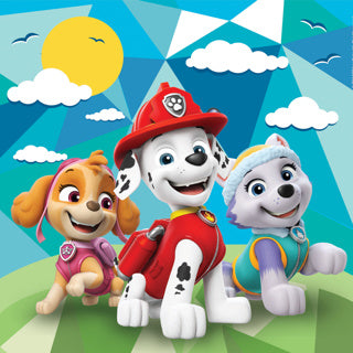 Clementoni Jigsaw Puzzle Super Color Square Paw Patrol, 3x48st.