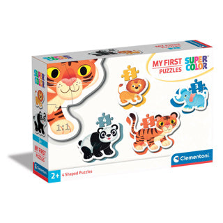 Clementoni puzzel my first 2, 3, 4, 5 stukjes wilde dieren | 2 stuks