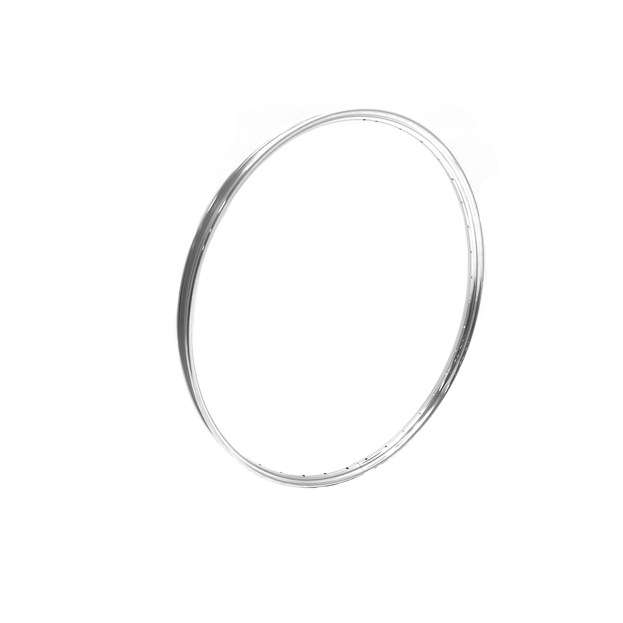 Rim 28x1 3 8 aluminum polished shine single -walled. 36 holes, spoke 13 (replacement stainless steel)