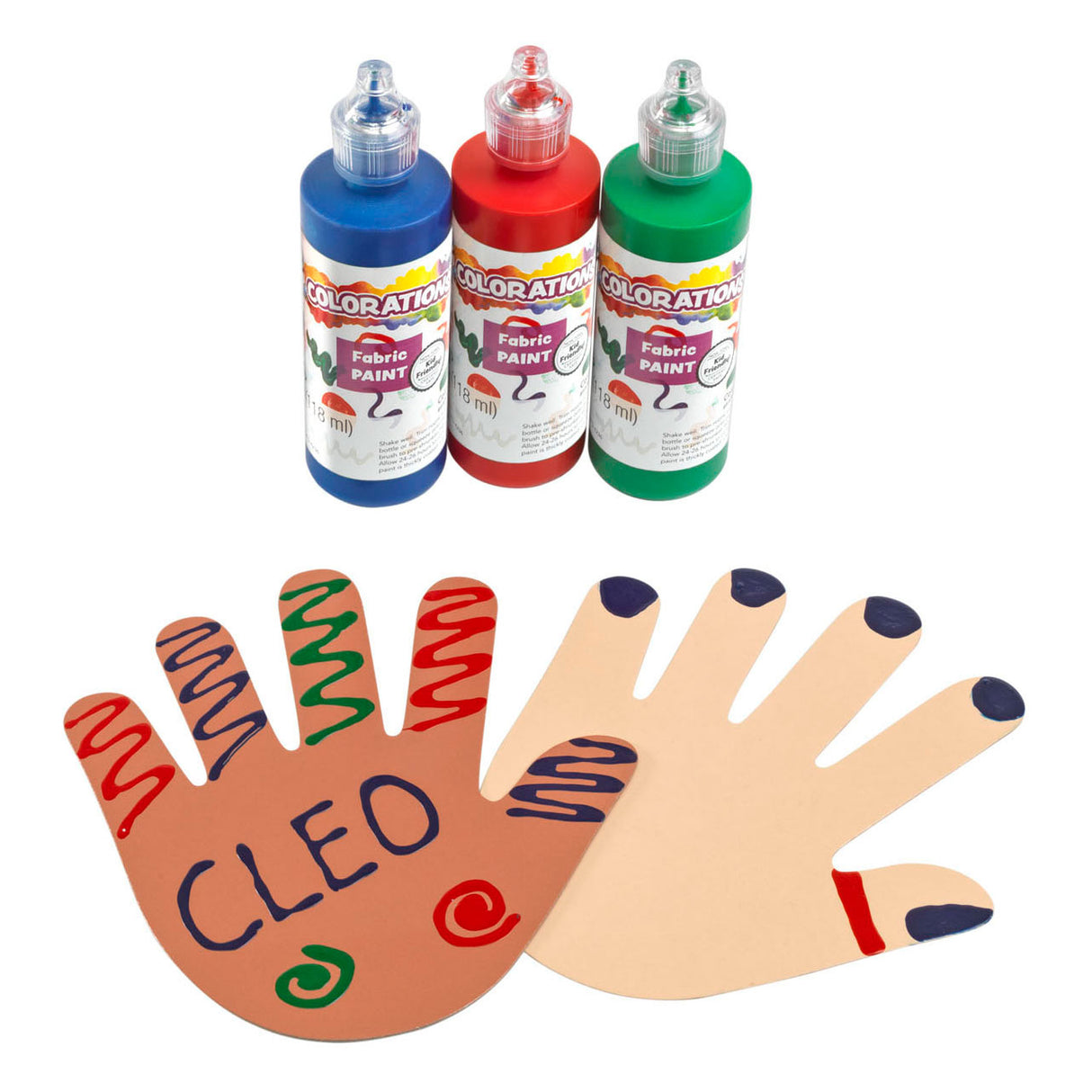 Corações coloridas como eu, mãos, conjunto de 24 (4 cores)