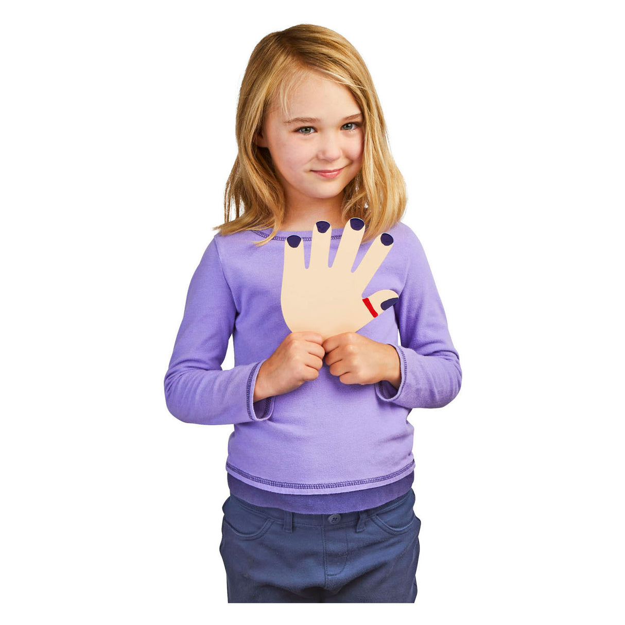 Corações coloridas como eu, mãos, conjunto de 24 (4 cores)