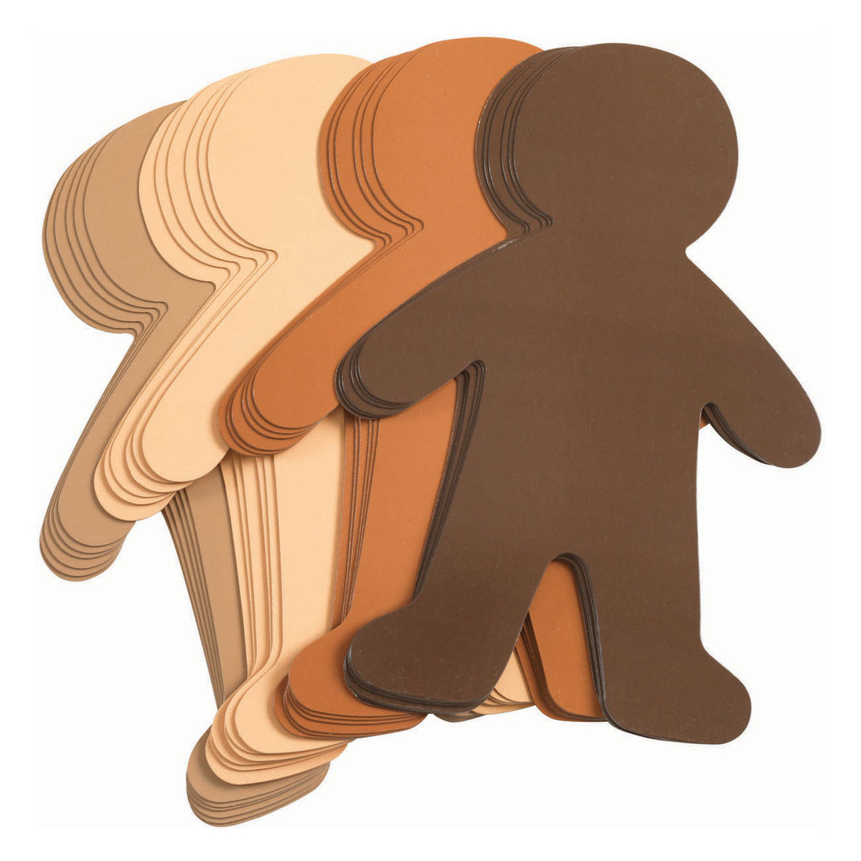 Colorations - colours like me grote mensen vormen, set van 24 (4 kleuren)