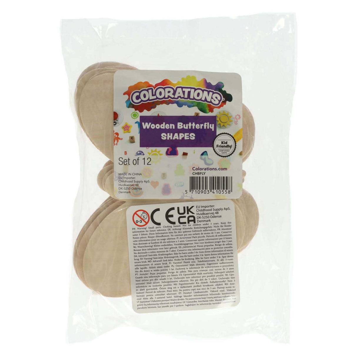 Färbung - Dekorieren Sie Ihre eigenen Holzschmetterlinge, 12