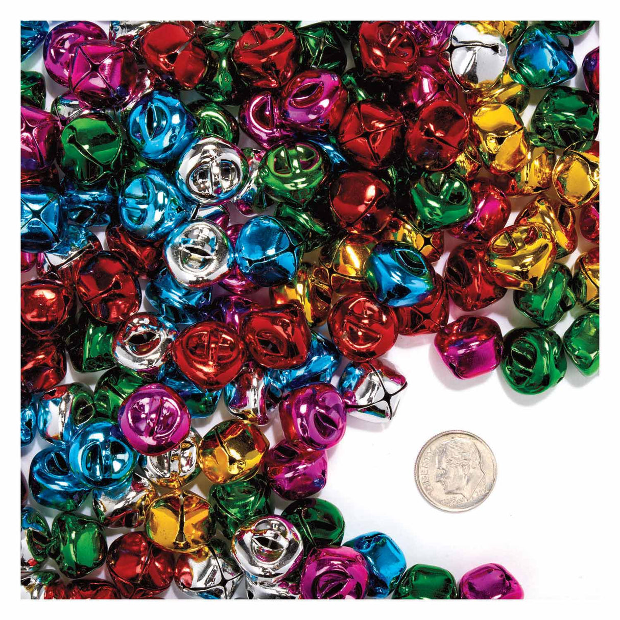 Colorations - colored craft bells, 200 pcs.