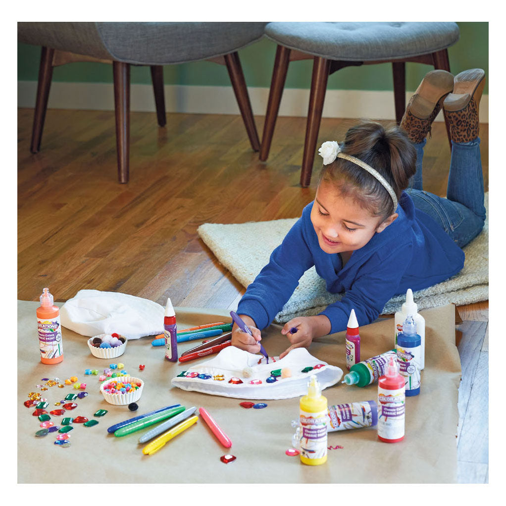 Farbgebiete dekorieren Sie Ihre eigene Leinwand vissershoed, Set von 10