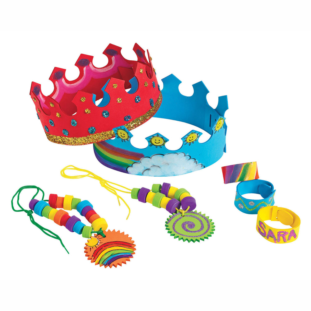 Colorations - Make and decorate your own foam jewelry mega pack, 72 projects