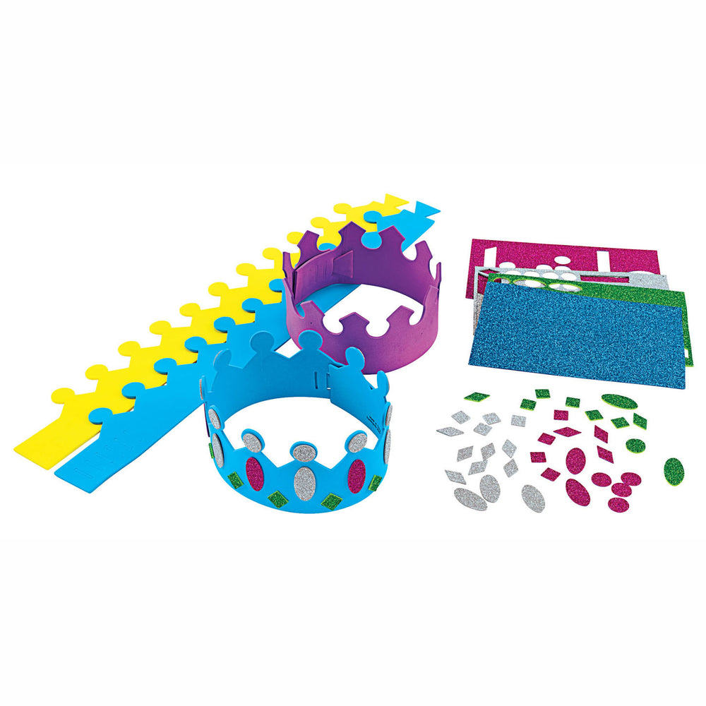 Colorations Craft Kit Crown Making, 16 pcs.