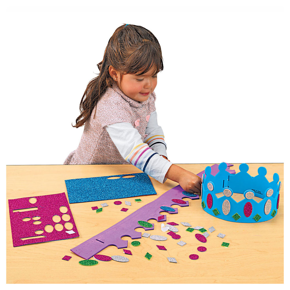 Colorations Craft Kit Crown Making, 16 pcs.