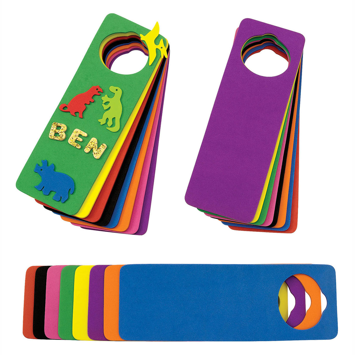 Colorations - Decorate Your Own Door Hanger Foam, Set of 24