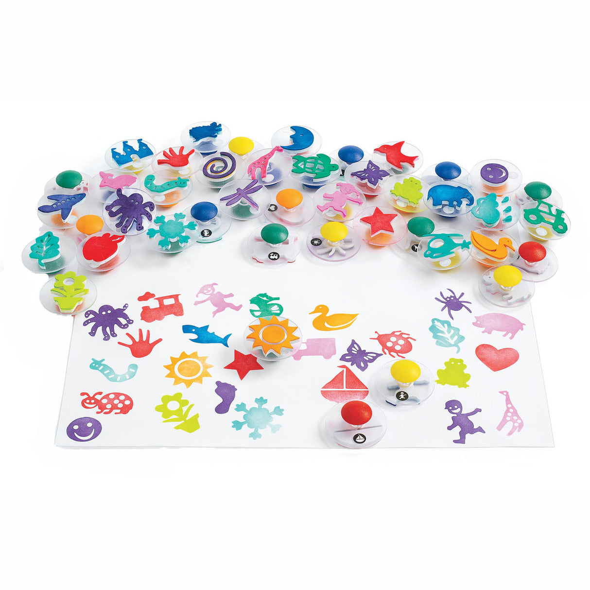 Colorations - Easy Grip Stamps Megaset, 50 pcs.