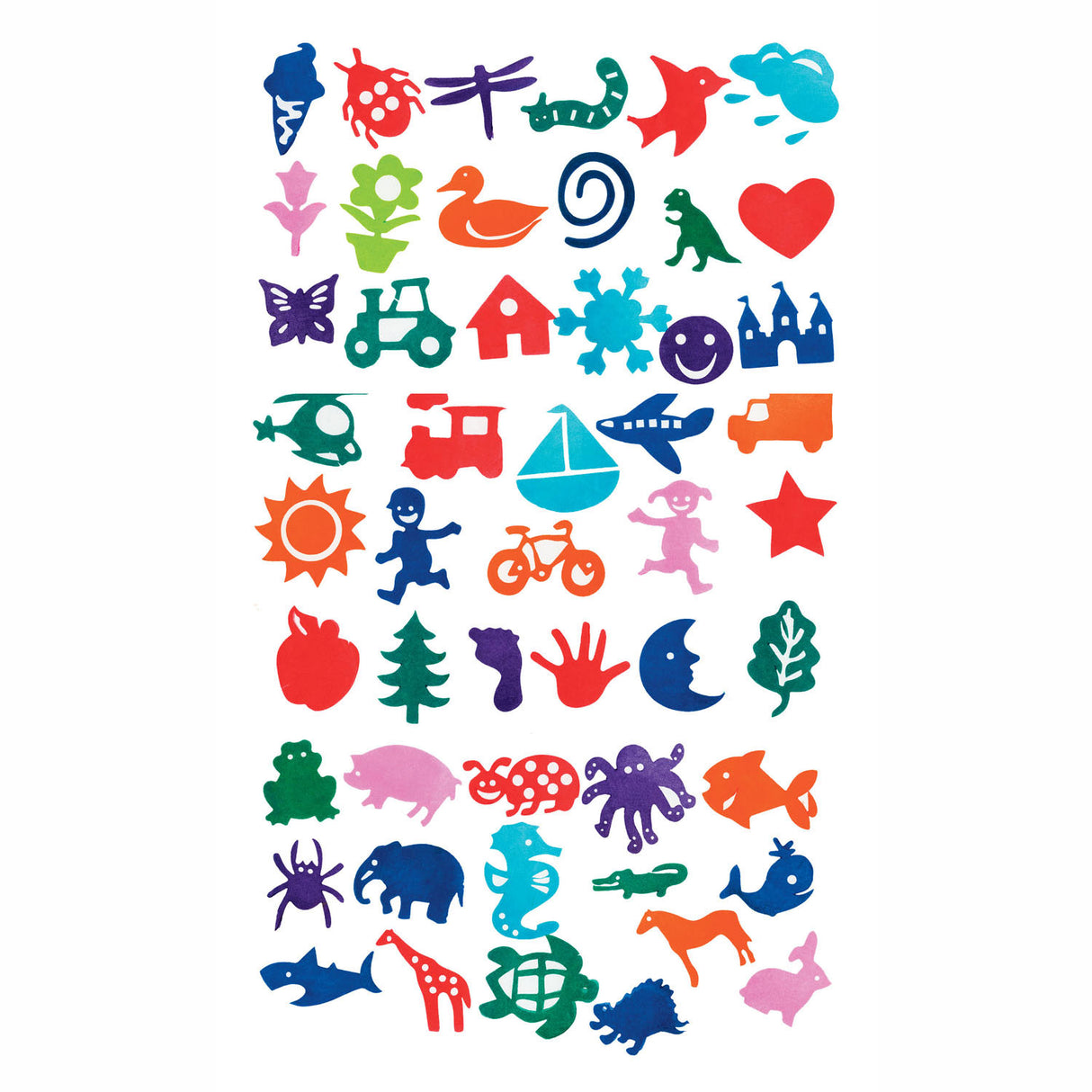 Colorations - Easy Grip Stamps Megaset, 50 pcs.