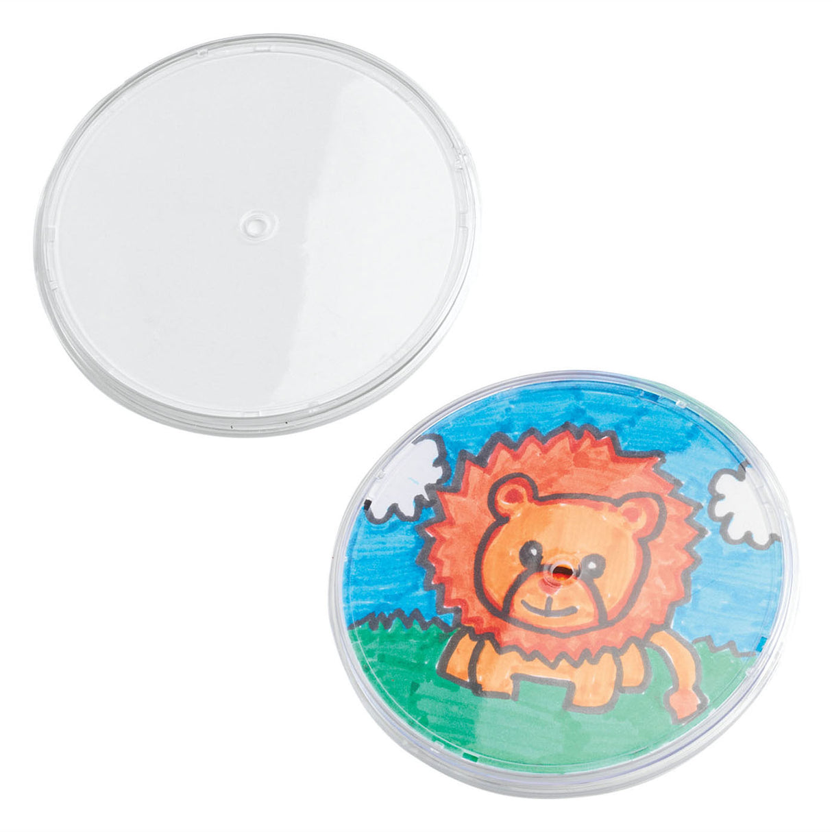 Colorations - Decorate Your Own Transparent Coasters, Set of 12