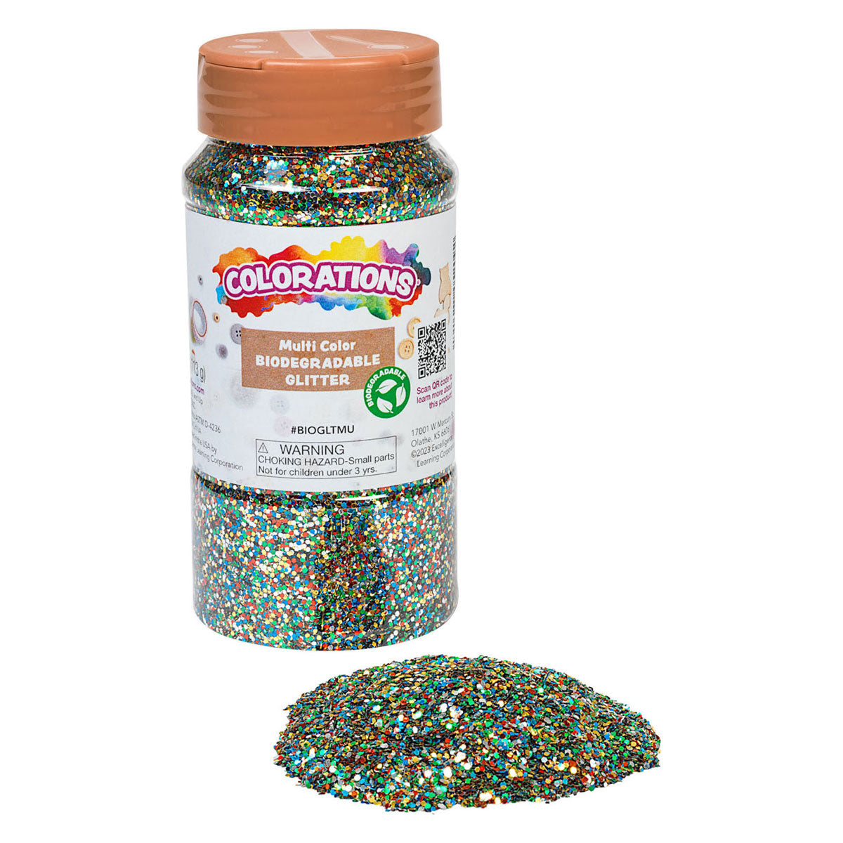 Colorations biodegradable glitter multi, 113 grams