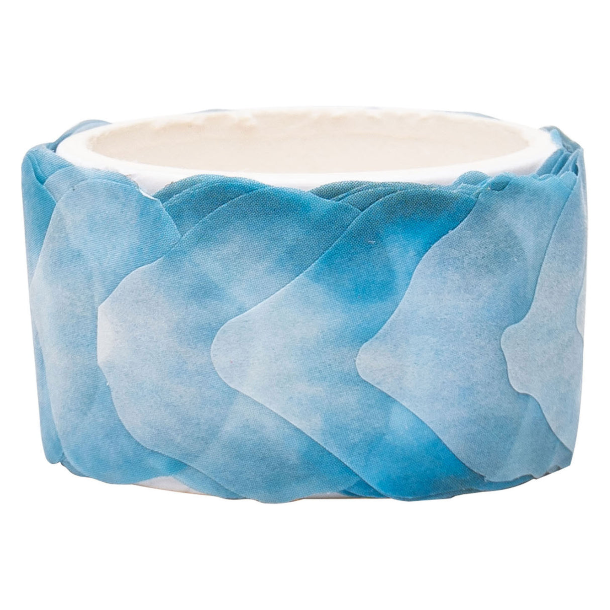 Corações - Adesivos Washi - Pétalas Azuis, 80º.