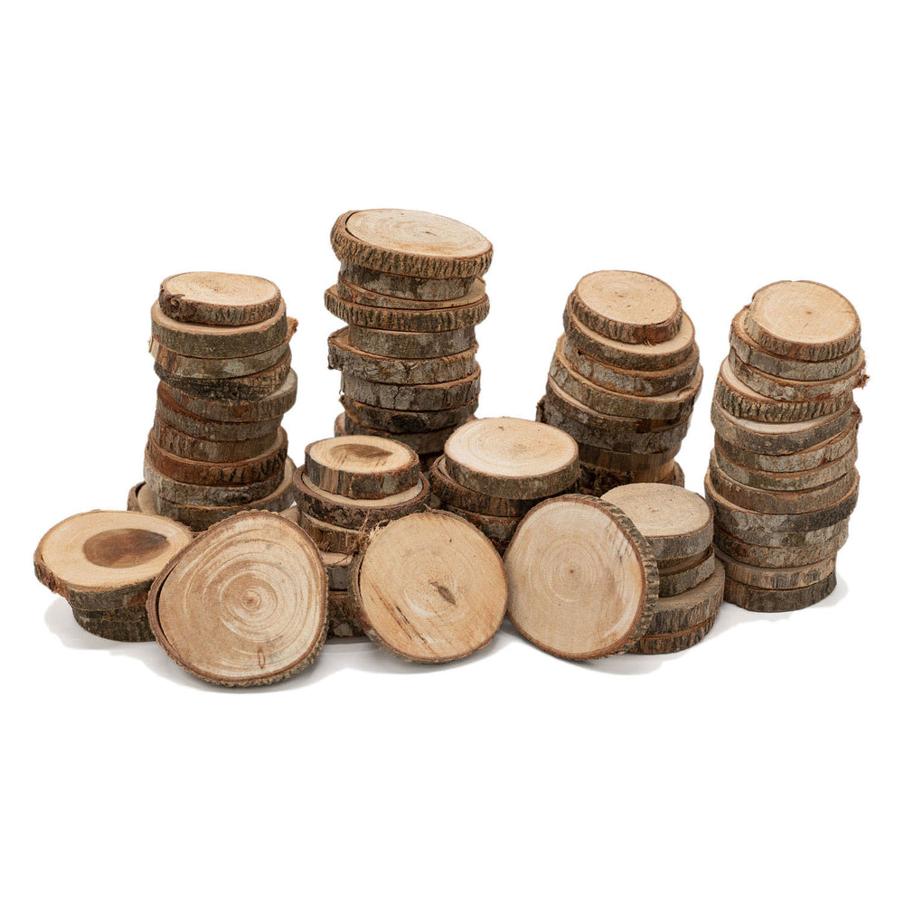 Colorazioni - dischi di legno non trasformati 3-5 cm, 1 kg
