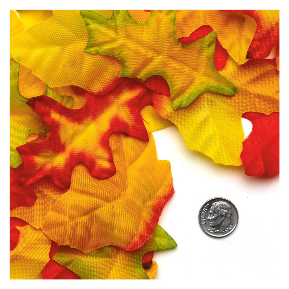Colorations - fabric autumn leaves, 200 pcs.