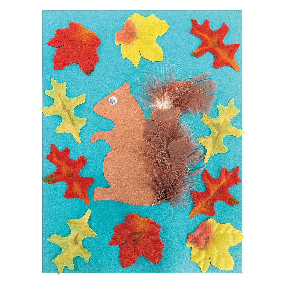 Färbung - Stoff Herbstblätter, 200st.