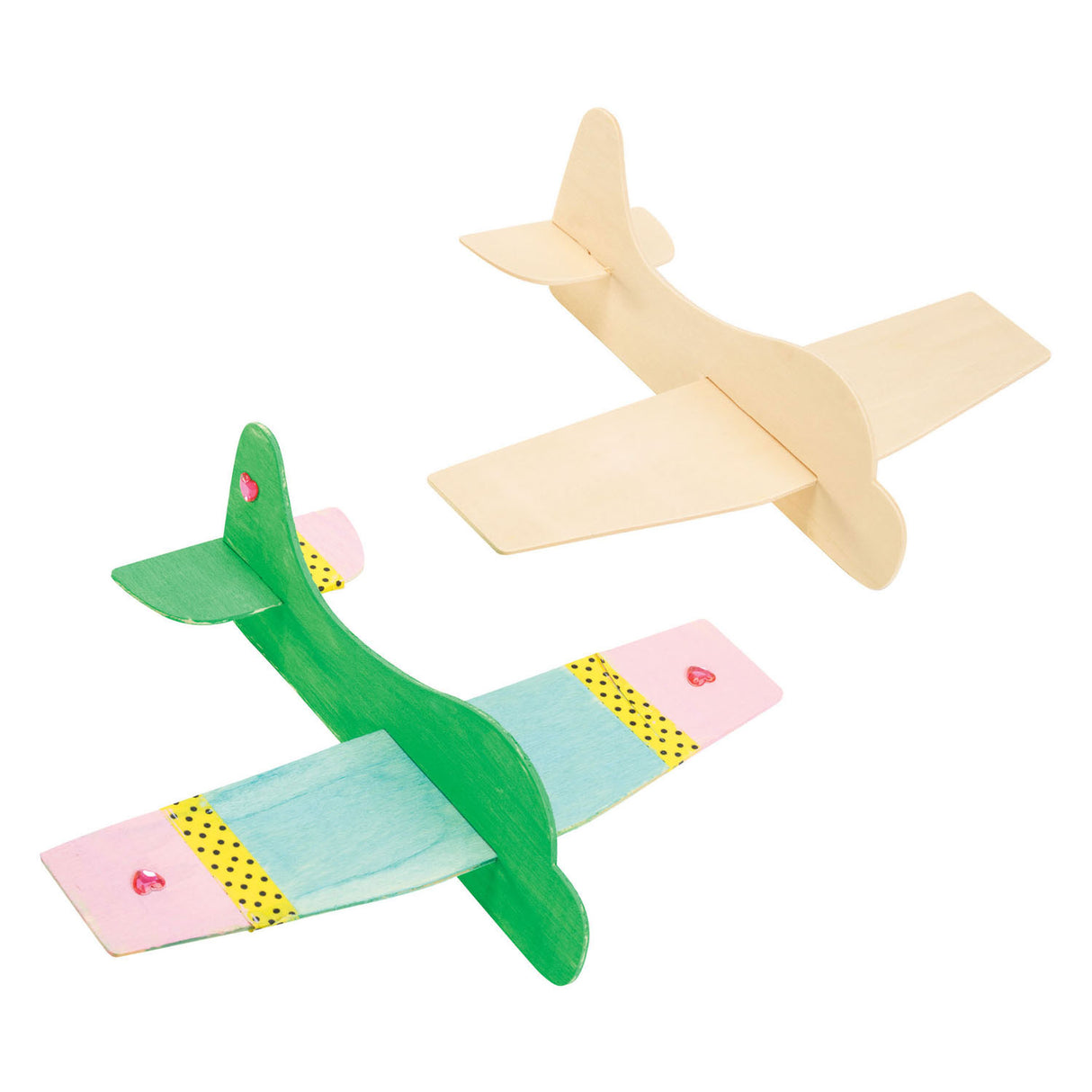 Färbung - Herstellung von Holzmodellflugzeugen, 12 -Set von 12