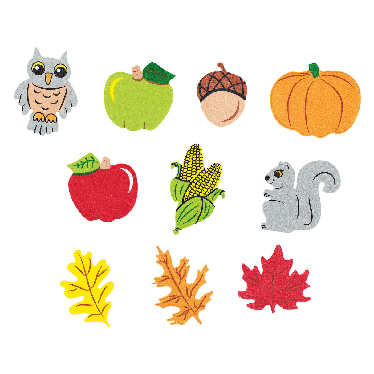 Colorations - self-adhesive foam stickers autumn, 300 pcs.