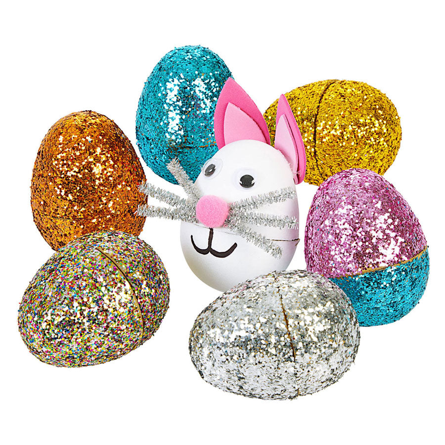 Farbgebiete - Dekorieren Sie Ihre eigenen Eierpapier -Mâché, 12st.