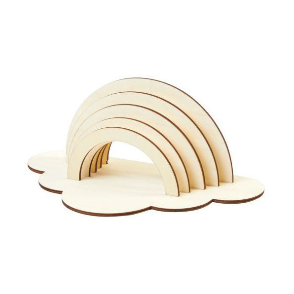 Färben - Machen und dekorieren Sie Ihren eigenen Holzregenbogen, 6 6