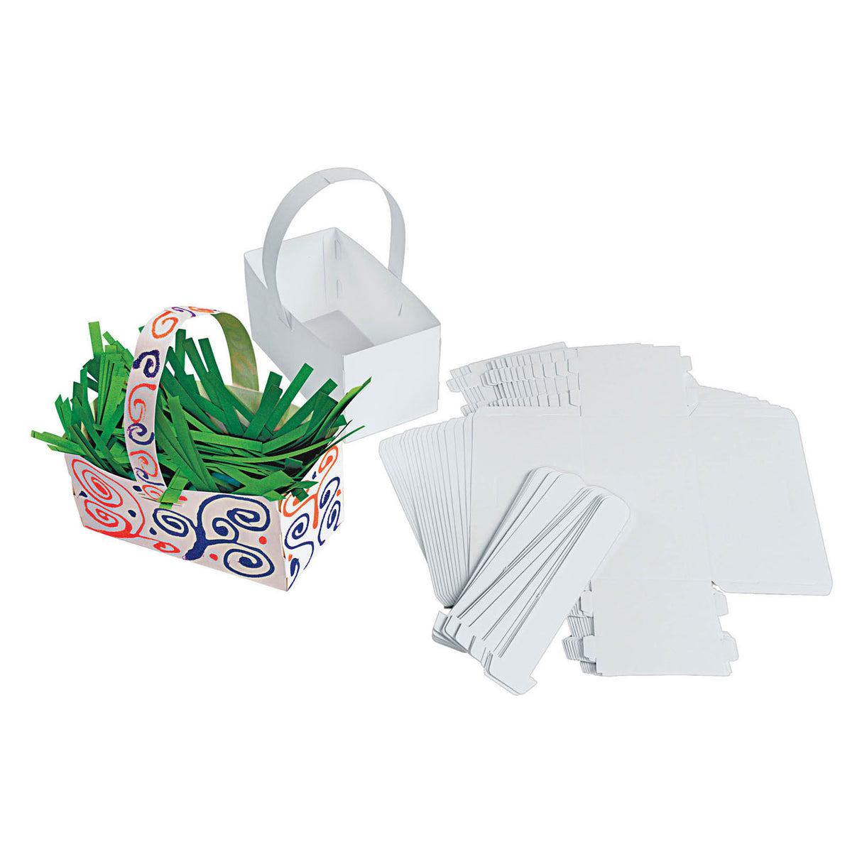 Färbung - Faltbare Papiere Körbe, 20 Set von 20