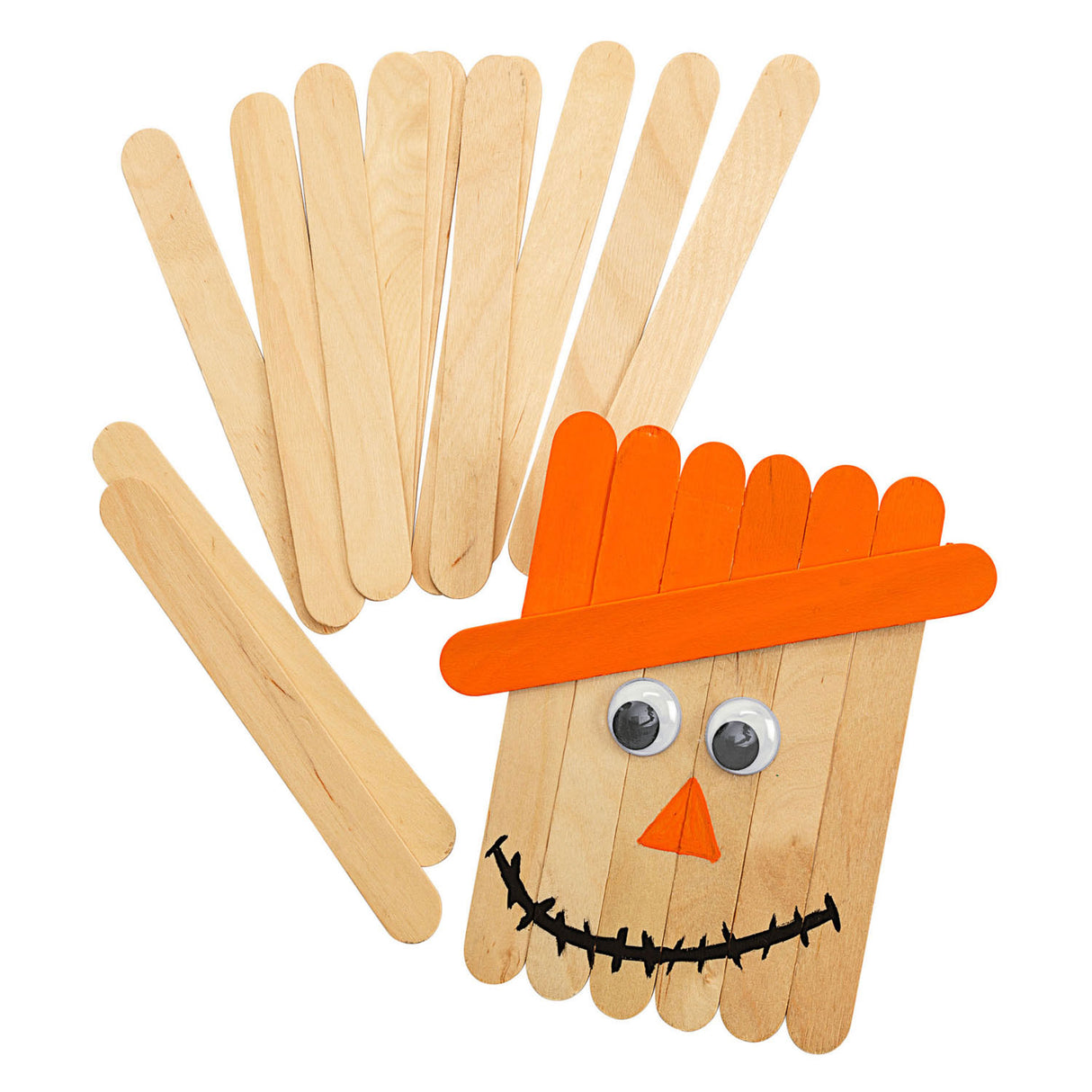 Färbung - große Holzbastelstöcke, 100 Set von 100