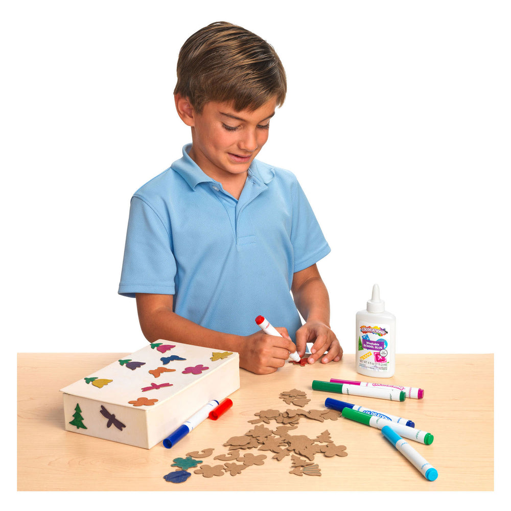 Colorations - paper stickers natural shades, 250 pcs.
