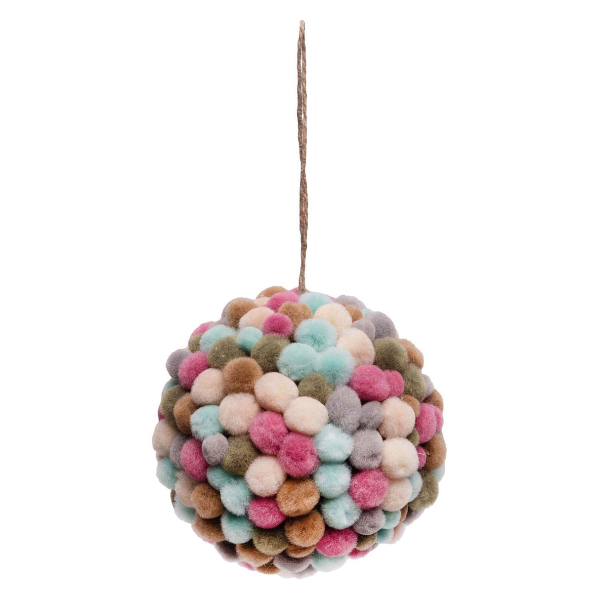 Colorations - paper mache ball ornaments, 6 pcs.